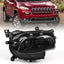 Faro delantero Jeep Cherokee 14-18 pasajero negro