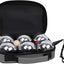 Set petanca 6 bolas acero Jack madera herramienta medición