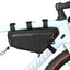 Bolsa triangular bicicleta MTB 1.7L con bolsillos malla