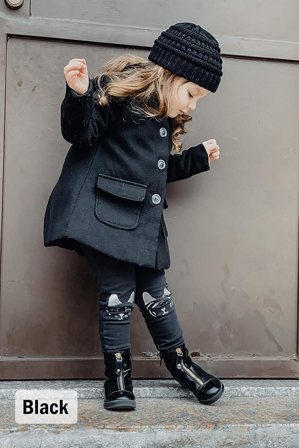 Gorro invierno niños 1-4 años punto suave cálido