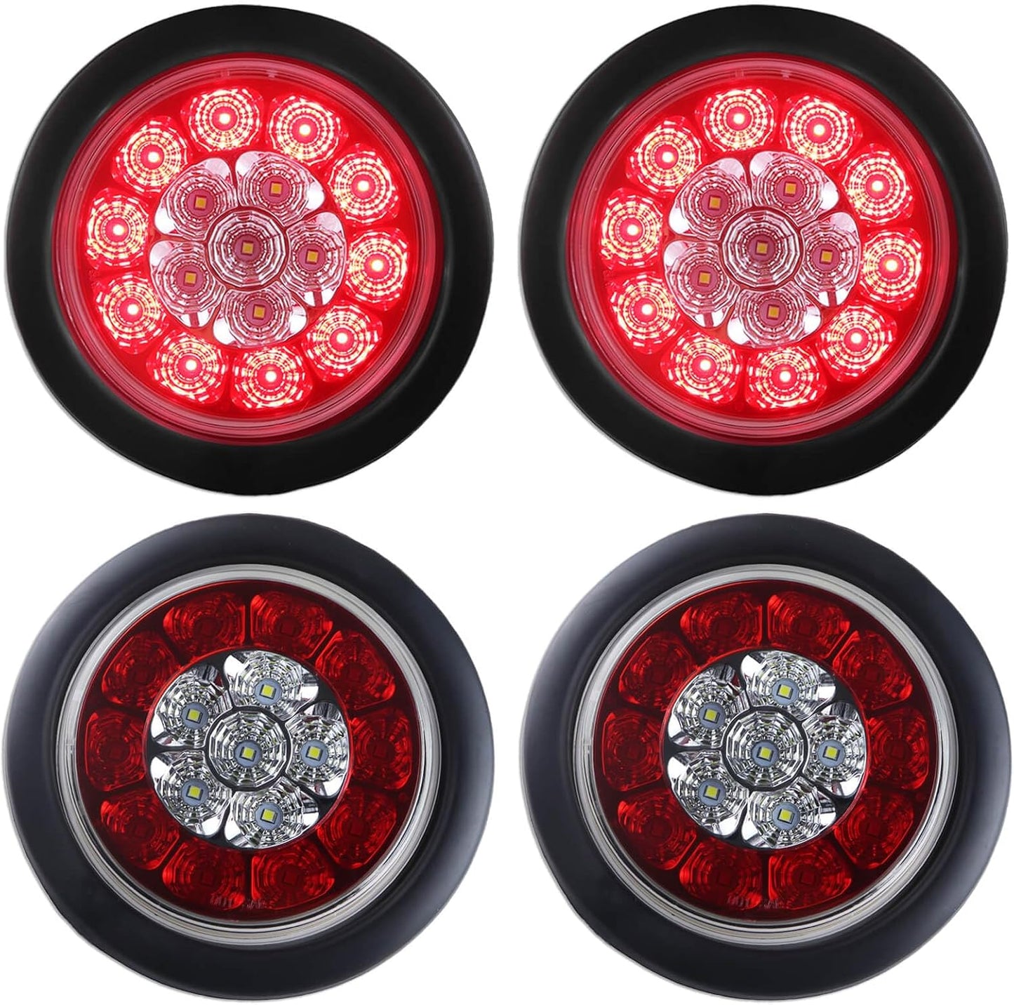 Luces traseras LED redondas 4pulg para remolque