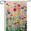 Bandera jardín 12x18" doble cara flores silvestres