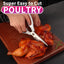 Tijeras cocina acero inox 2 pzas para carne pollo pescado
