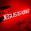 Letrero neón Jesús es el Rey luz LED USB para iglesia