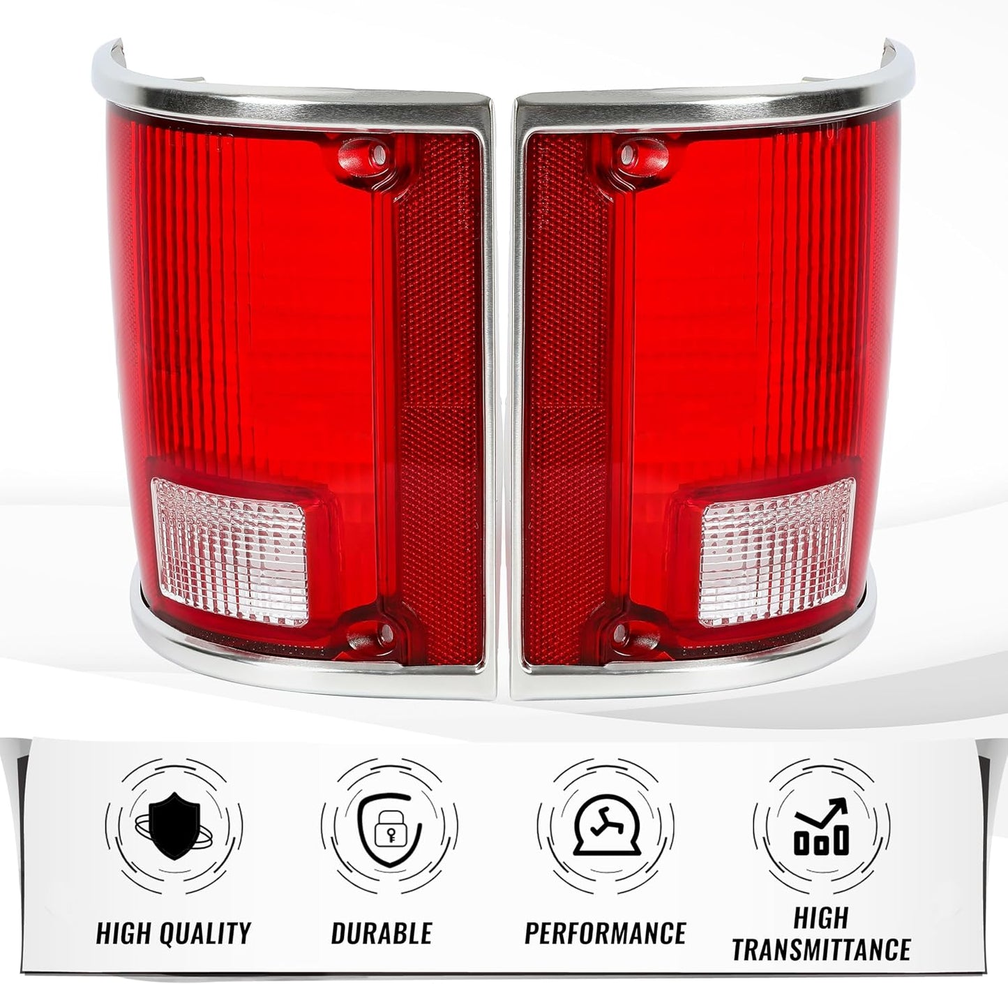 Lentes luz trasera comp Chevrolet Blazer 73-91 izq y der