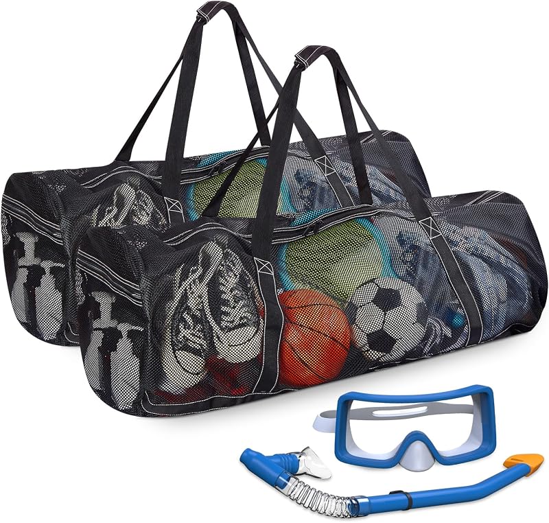 Bolsa red de buceo 37x15x15 pulg con bolsillo para buceo y viaje