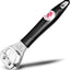 Abrelatas manual acero inox mango negro para zurdos