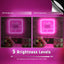 Letrero neón led rosa para decoración habitación niñas