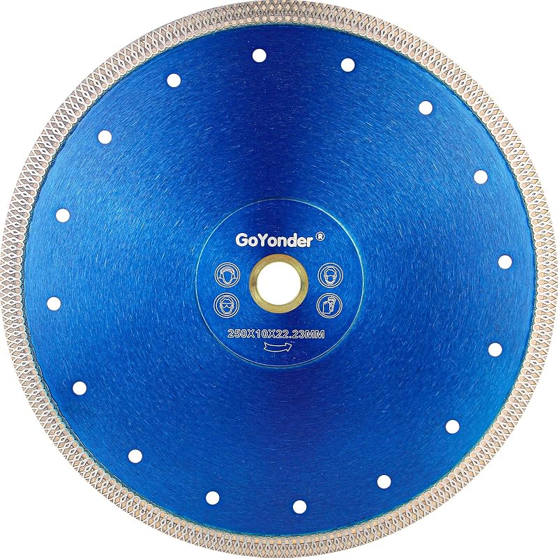 Hoja Sierra Diamante 10" para Cortar Azulejos Cerámica