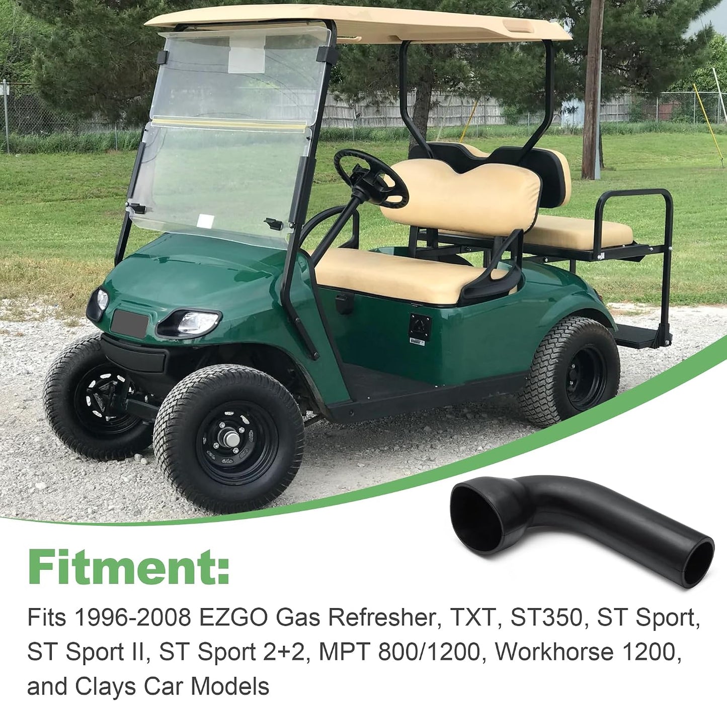 Manguera aire carburador Ezgo ST350 MPT 800/1200