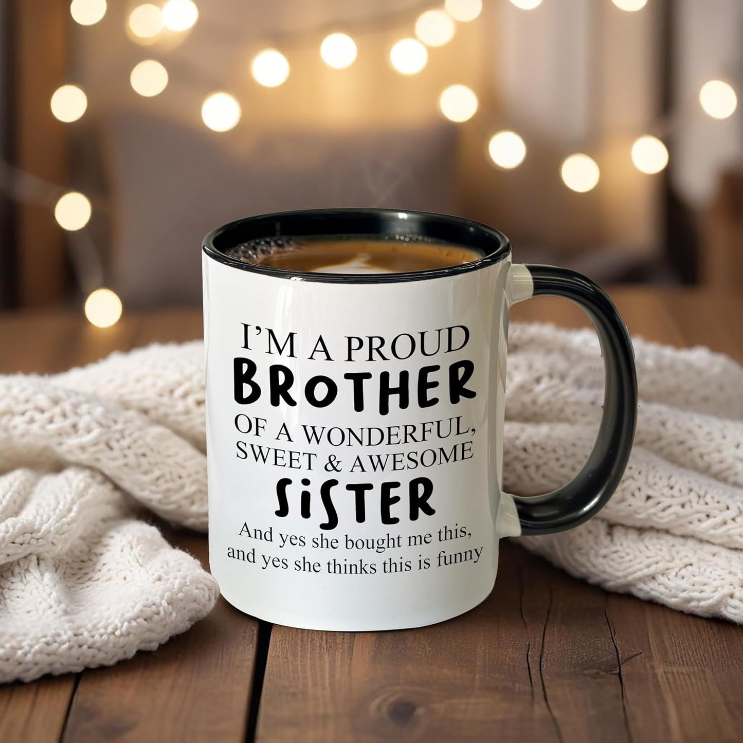 Tazas café divertidas para hermanos regalo día padre