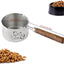 Taza medidora acero inox para perros patrón elegante