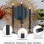 Velas cónicas negras set 3 candelabros led 9.64pulg