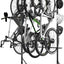 Portabicicletas suelo 5 bicis 400lb soporte negro metal