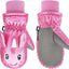 Guantes invierno niños forro polar coral con hebillas impermeables