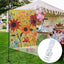 10 Clips Transparentes para Bandera Jardín Antiviento