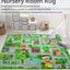 Alfombra set niños 5x6ft 6pulg educativa dormitorio