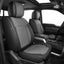 Fundas asiento Ford F150-F250 09-26 cuero sintético negro