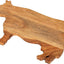 Tabla cortar queso madera acacia forma vaca natural