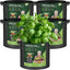 Bolsas cultivo 1gal con asas tela gruesa no tejida set 5