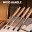 Set 6 Pzas Cincel Madera Carpintería Estuche Madera