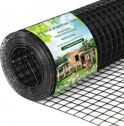 Red acero galvanizado 1/2pulg 48x100ft PVC jardín