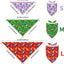 10 Bandanas Dinosaurio para Perros XS Rosa Morado Azul