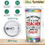Vaso térmico acero inox 20oz regalo profesores