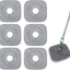 Almohadillas microfibra compatibles con mopas True Spin 9pulg set 6