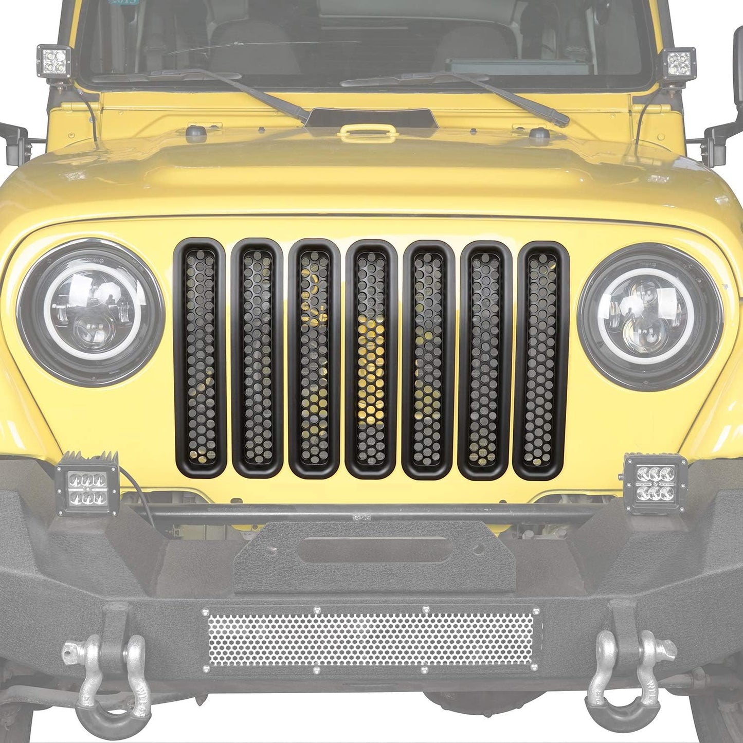 Rejilla protectora malla para Jeep TJ Wrangler 97-06