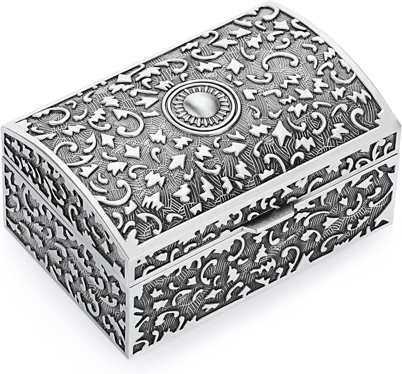 Caja almacenamiento joyas vintage soporte anillos