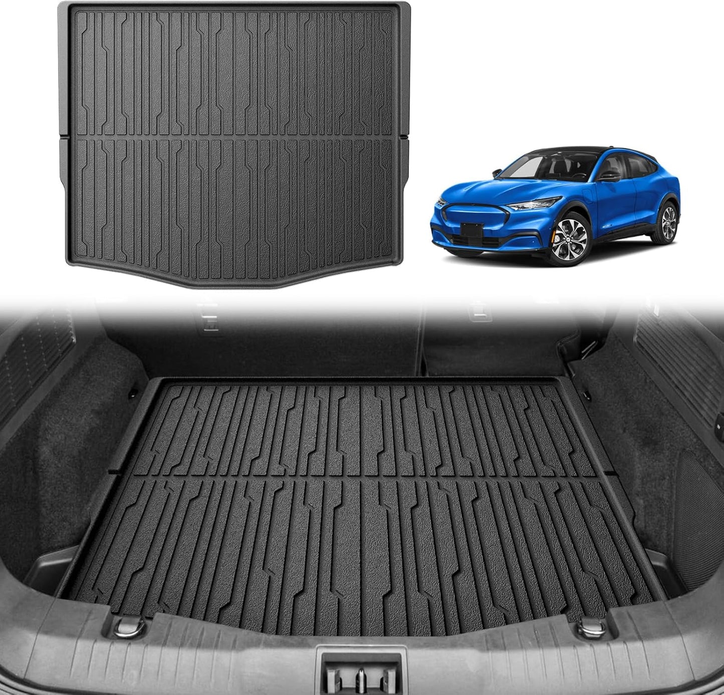 Tapete maletero vehicular comp Mach-E impermeable resistente