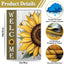 Banderas jardín doble cara 12x18pulg girasol abeja