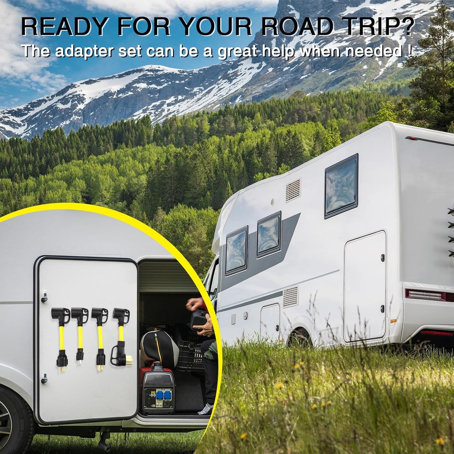 Kit adaptador generador 4 pzas 14-50p para TT-30R caravana