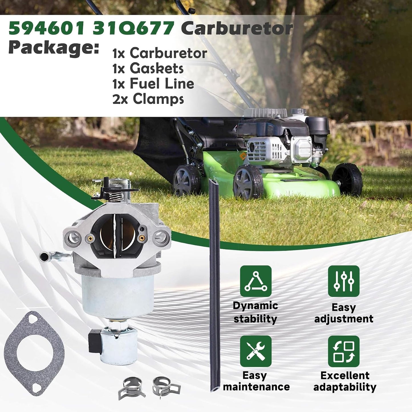 Repuesto carburador para modelos 33M977 31Q677