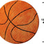 Alfombra deportiva baloncesto naranja 4ft dormitorio niños