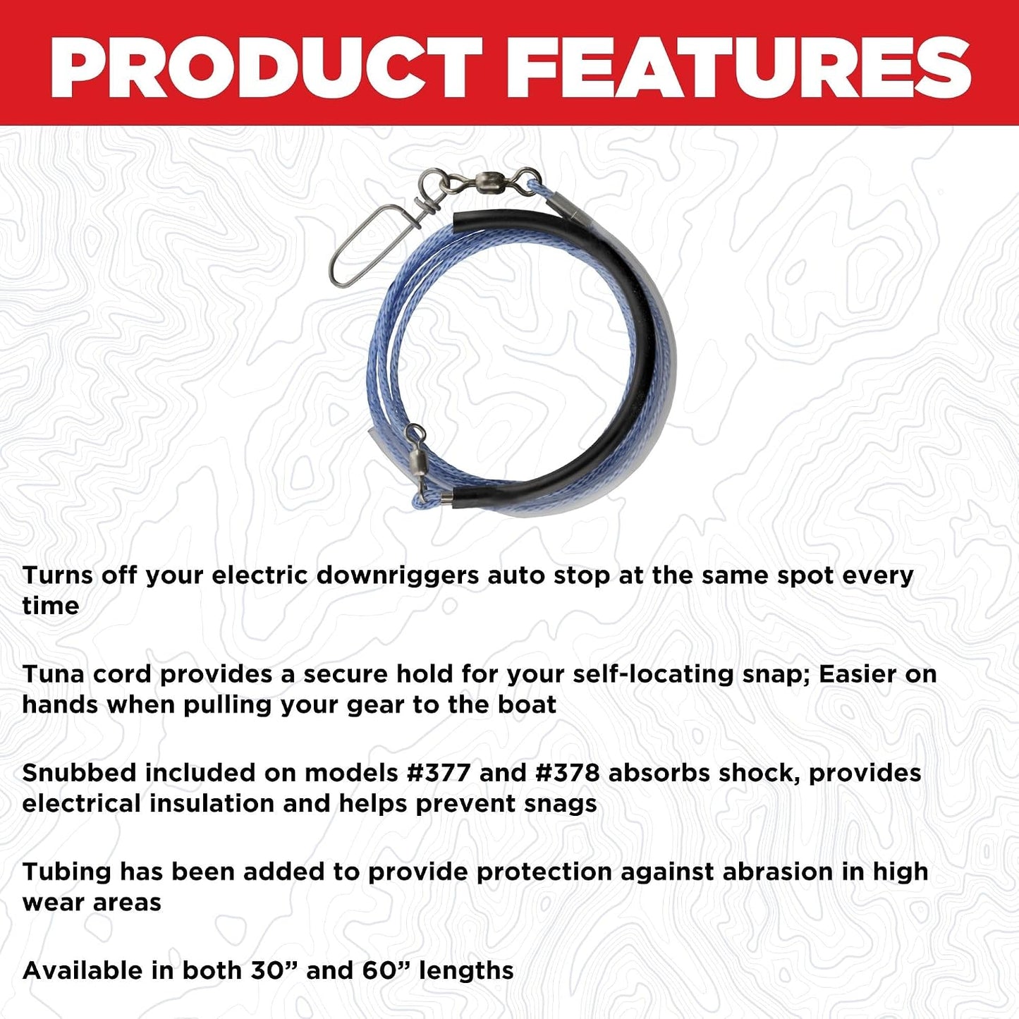 Boom Downrigger Sure Stop Pro 30 azul