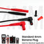 Kit 23 Cables Multímetro Sondas Reemplazables Clips