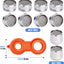 Kit aireador grifo cocina con llave M24 y M22 10 pzas