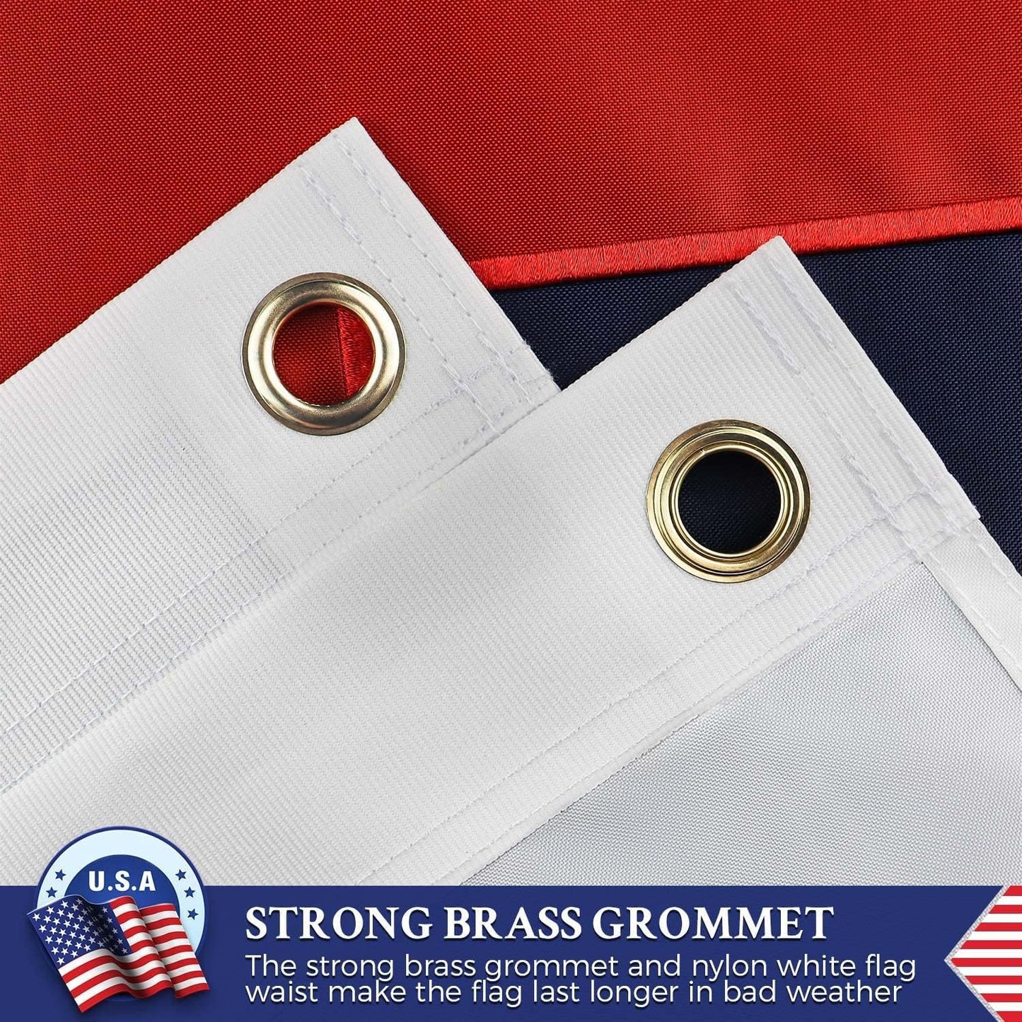 Bandera cristiana 3x5" nailon resistente exteriores
