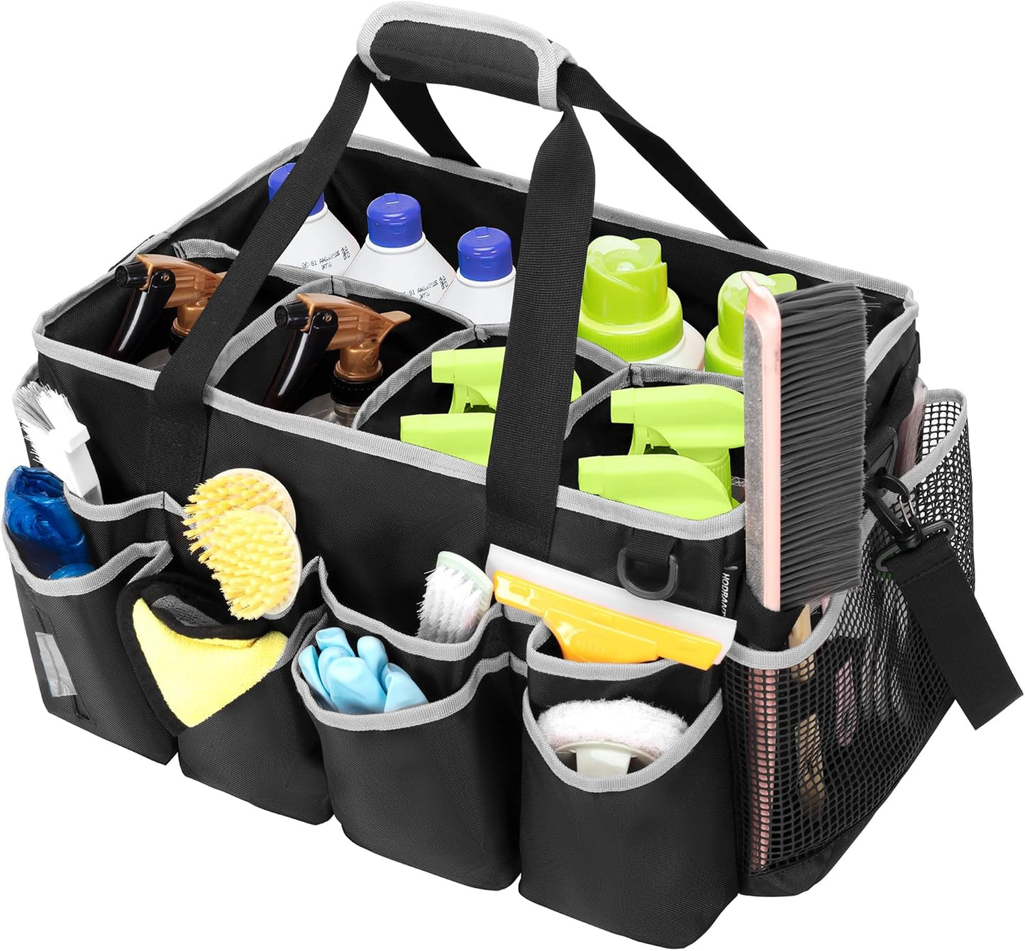 Organiz. limpieza extragrande con asa divisor
