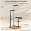 Soporte giratorio ajustable para collares y aretes negro