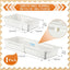 Organiz. cajón deslizante expandible cocina bbq plástico