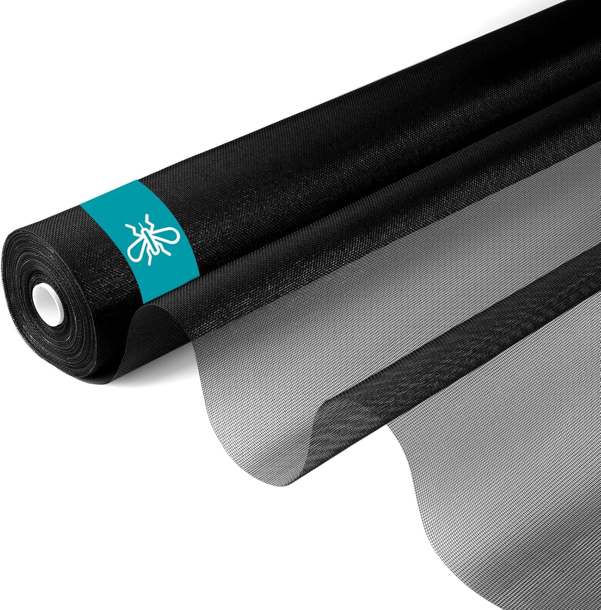 Pantalla ventana rollo malla fibra vidrio 72pulg x100ft negro