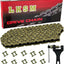 Cadena oro 428H 120 eslabones para motocicleta