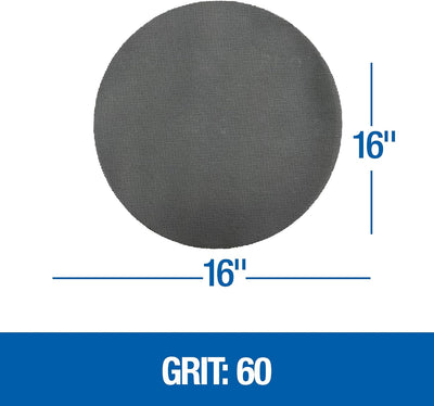 Disco lijado piso 16pulg grano 60 pack 10