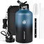 Botella agua acero inox 64oz doble pared vacío tapa