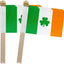 Bandera trébol Irlanda 5x8" set 12