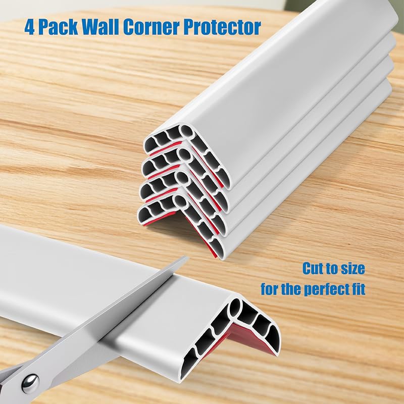 4 Protectores Esquina Suaves Autoadhesivos Bebé
