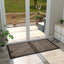 Tapete 47x24pulg impermeable antiderrap garaje marrón